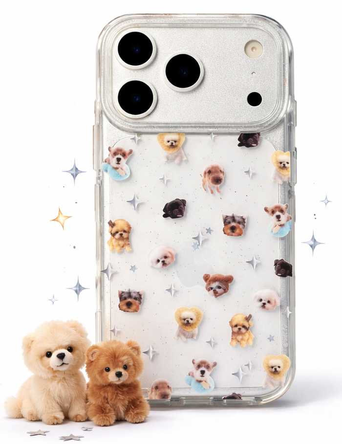 Starry Puppy Clear Case