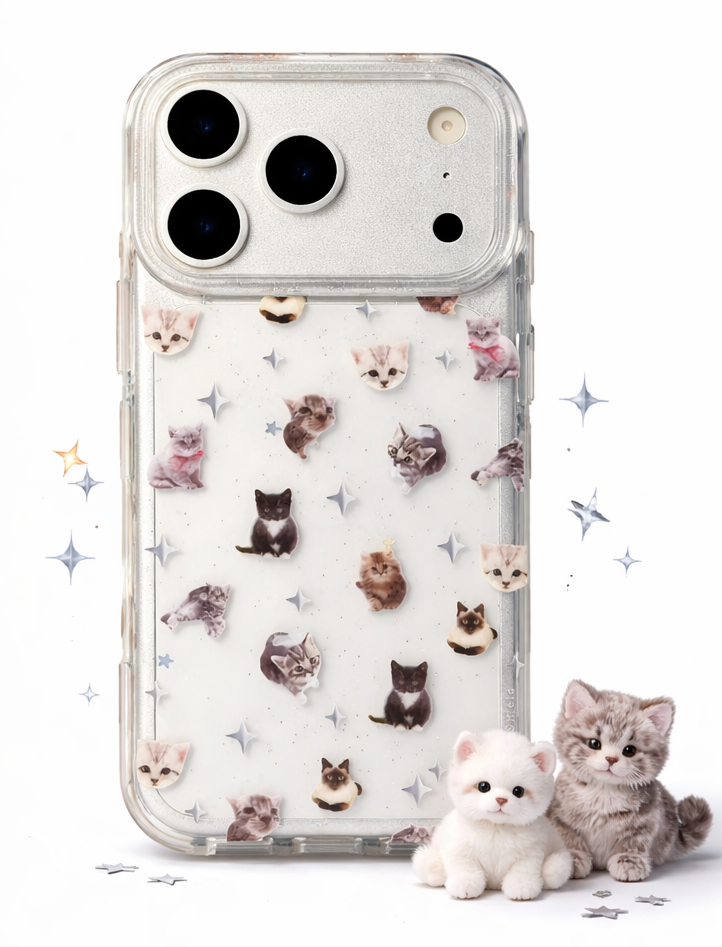 Starry Puppy Clear Case